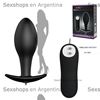 Plug anal con vibro 12 intensidades